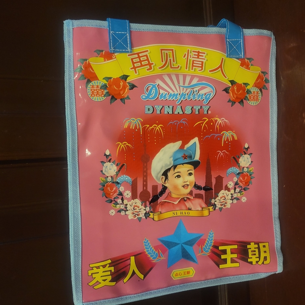 Nwt Dumpling dynasty zippered tote
